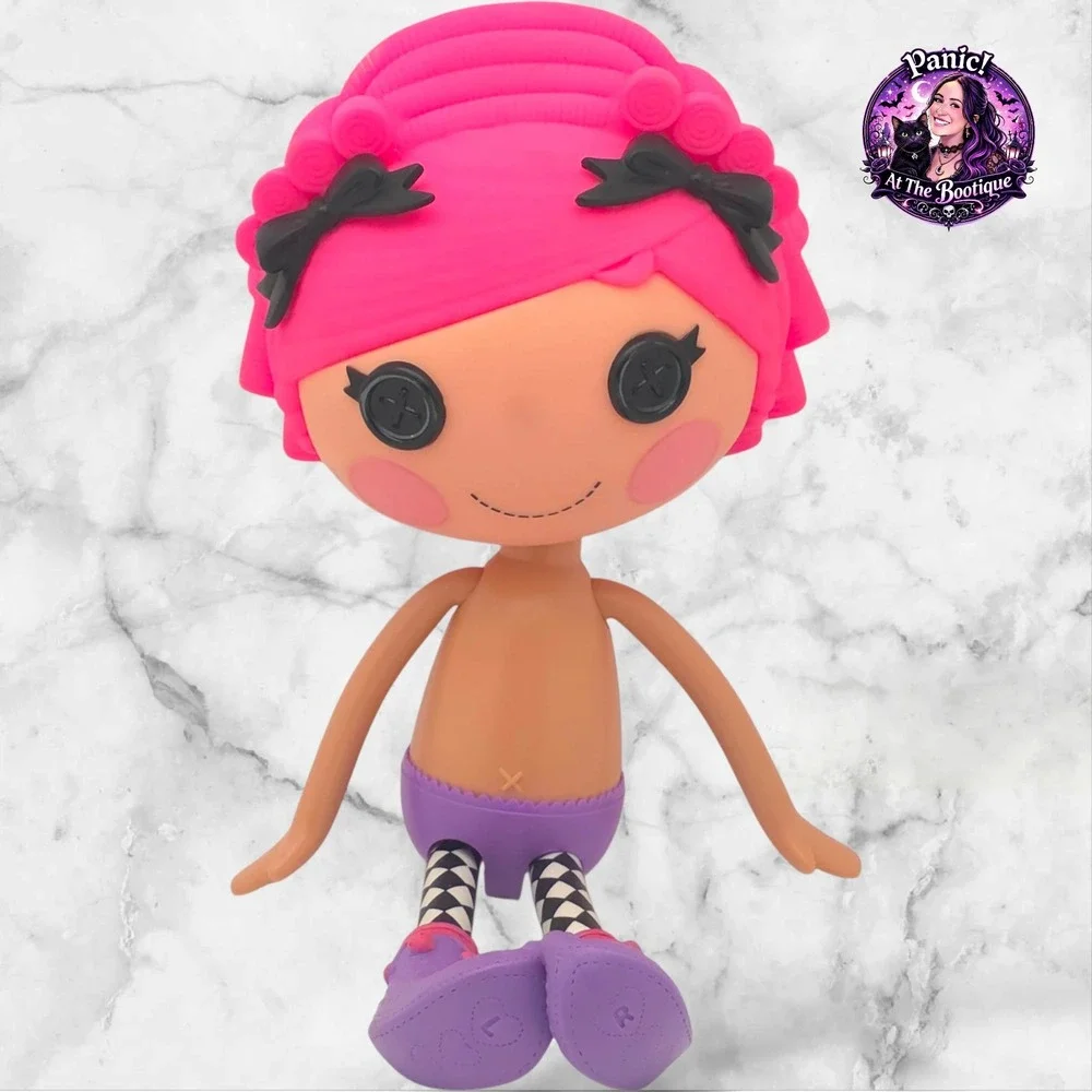 Lalaloopsy Confetti Carnivale Doll Pink Hair Button Eyes Whimsical 2021  Kidcore